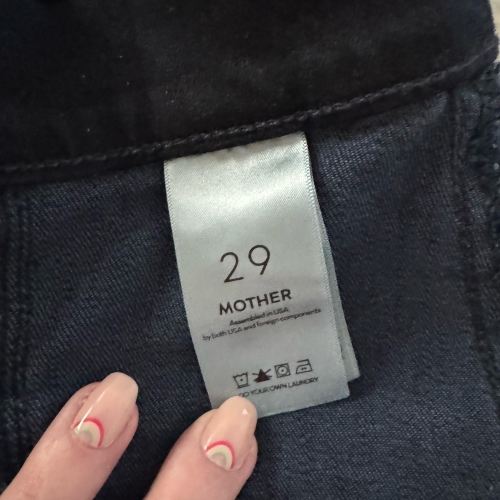 NWOT MOTHER The Slant Drama Jeans Size 29 - Picture 6 of 9